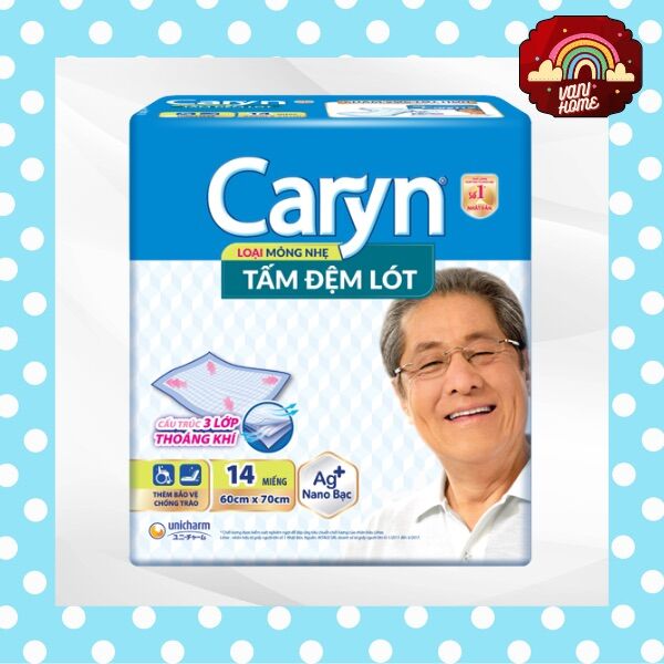 Tấm đệm lót người già caryn size 60x70cm gói 14 miếng