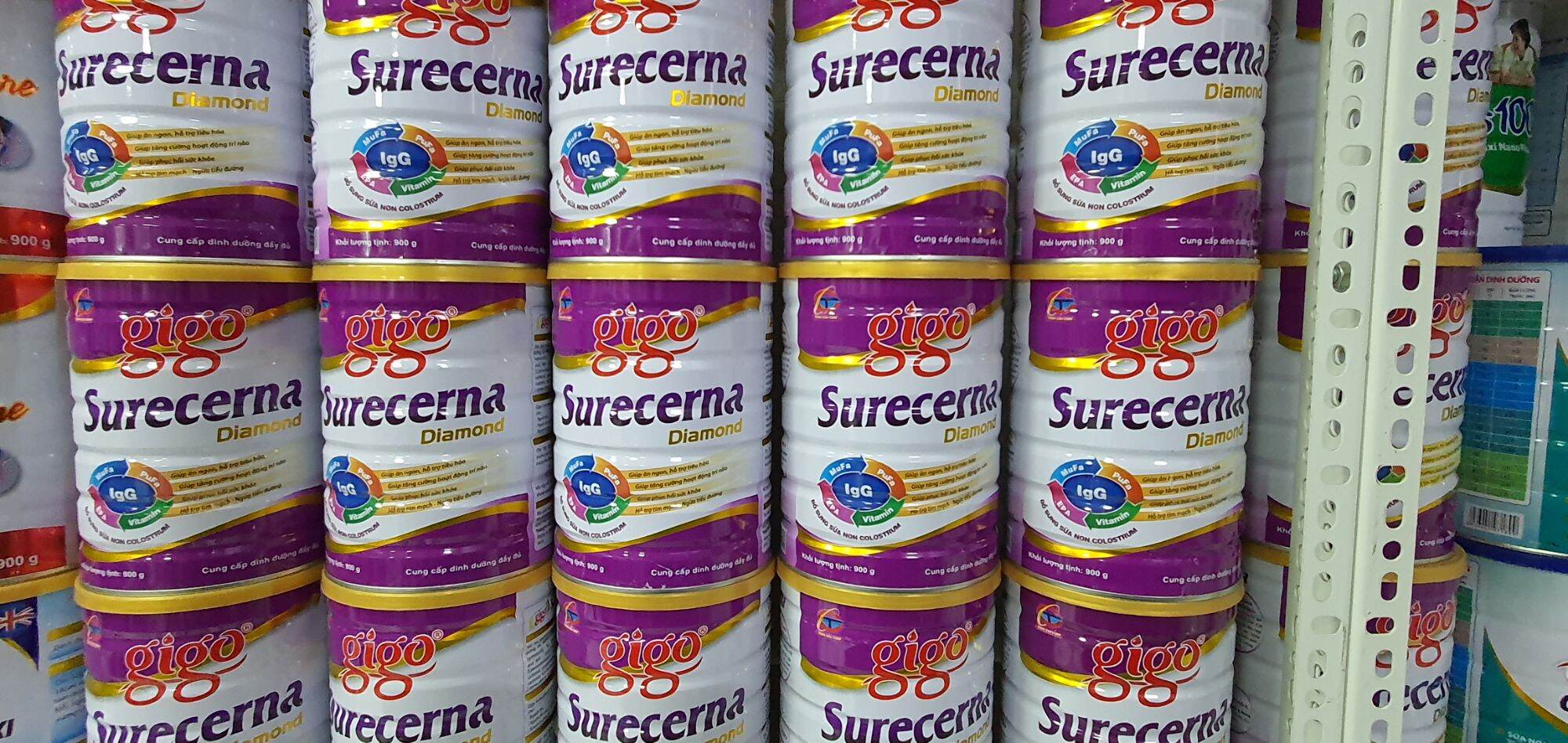 Sữa bột gigo surecerna diamond 900g