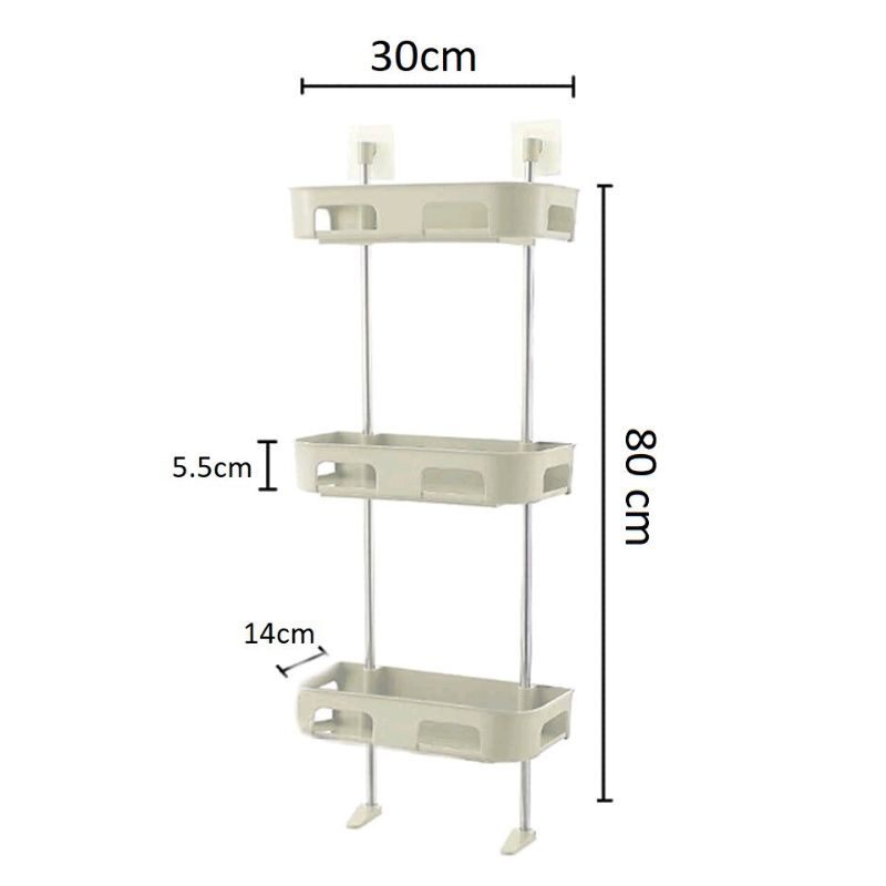 Kệ nhà tắm kệ để đồ 3 tầng.
