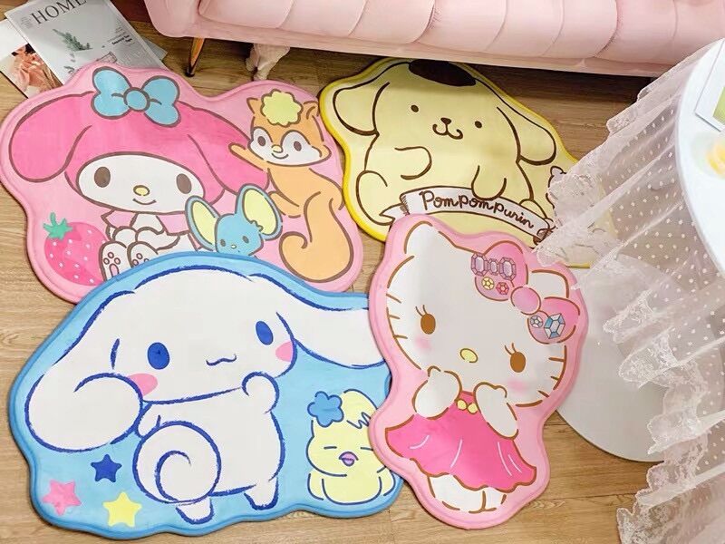 Thảm mềm mịn Doremon - Hello Kitty - Doraemon