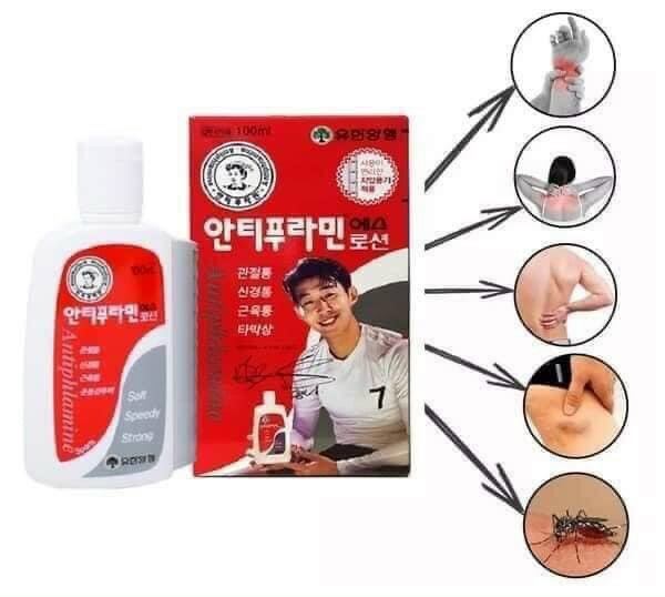 Dầu nóng Hàn Quốc 100ml (có cây lăn)