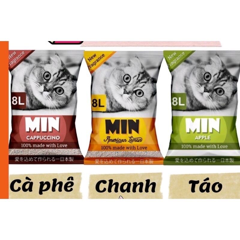 Cát vệ sinh cho mèo Cát Min