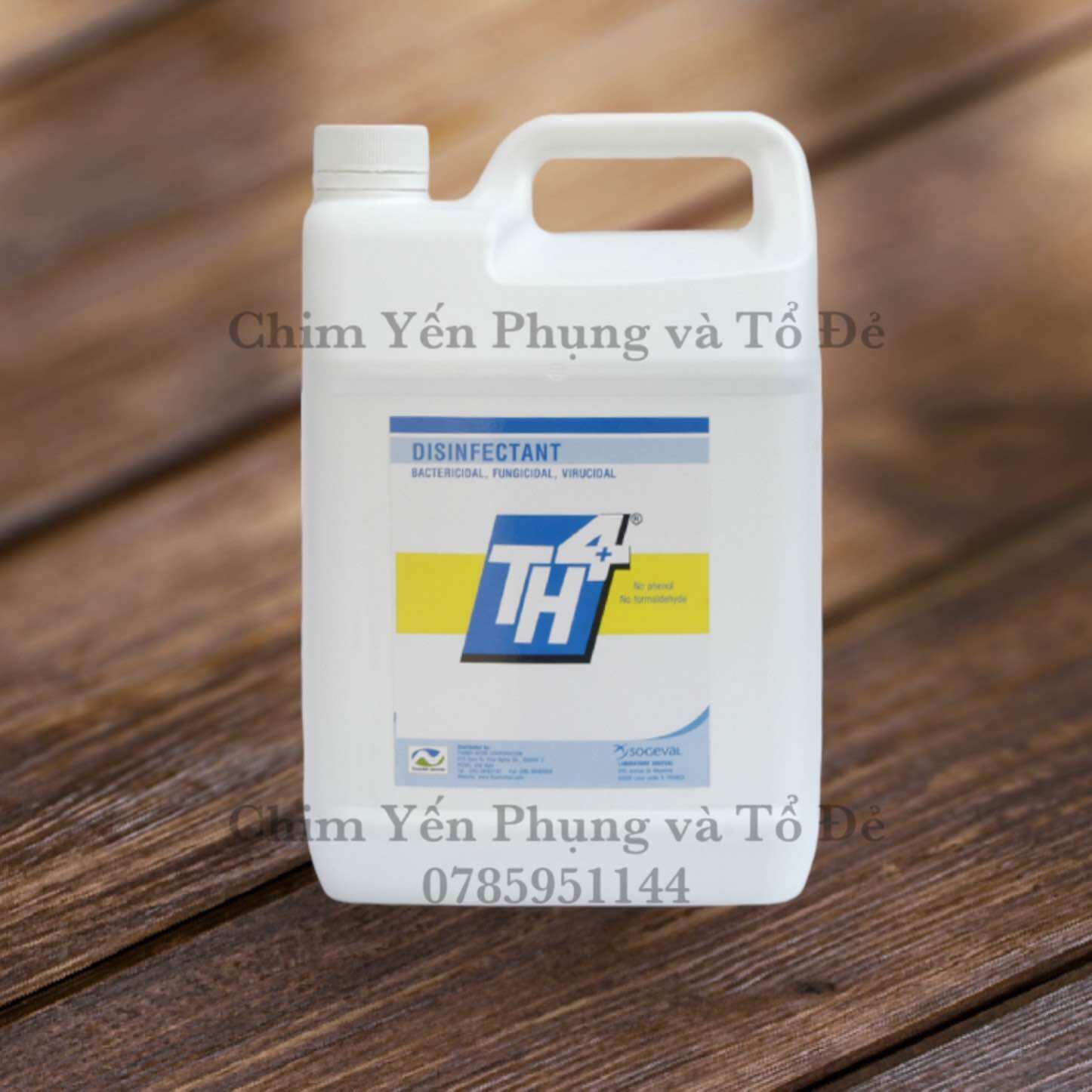 1 can TH4 sát trùng, diệt khuẩn, diệt nấm, diệt virus .