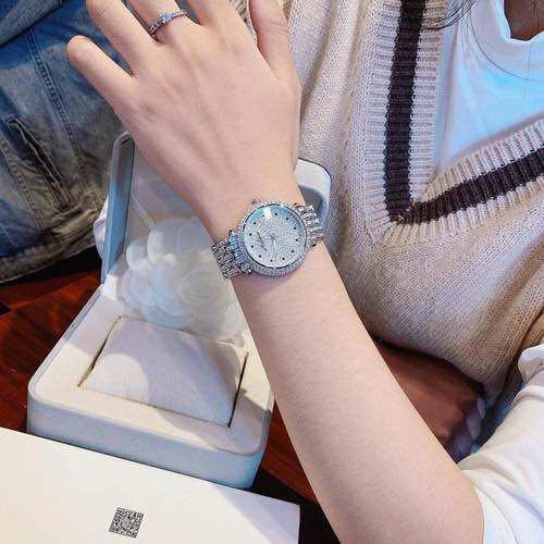 [HCM]Đồng hồ nữ Melissa dây full đá mặt 36mm
