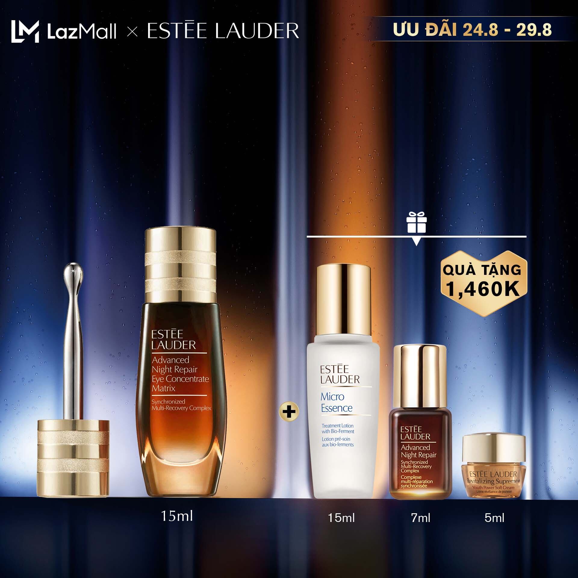 [PHIÊN BẢN MỚI] Tinh chất cô đặc vùng mắt Estee Lauder Advanced Night Repair Eye Concentrate Matrix Synchronized Multi-Recovery Complex 15ml