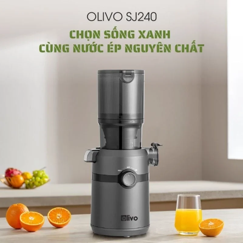 Giao hỏa tốc 2h 💥máy ép chậm olivo sj 240 ép cả quả thương hiệu mỹ bảo hành 24 tháng