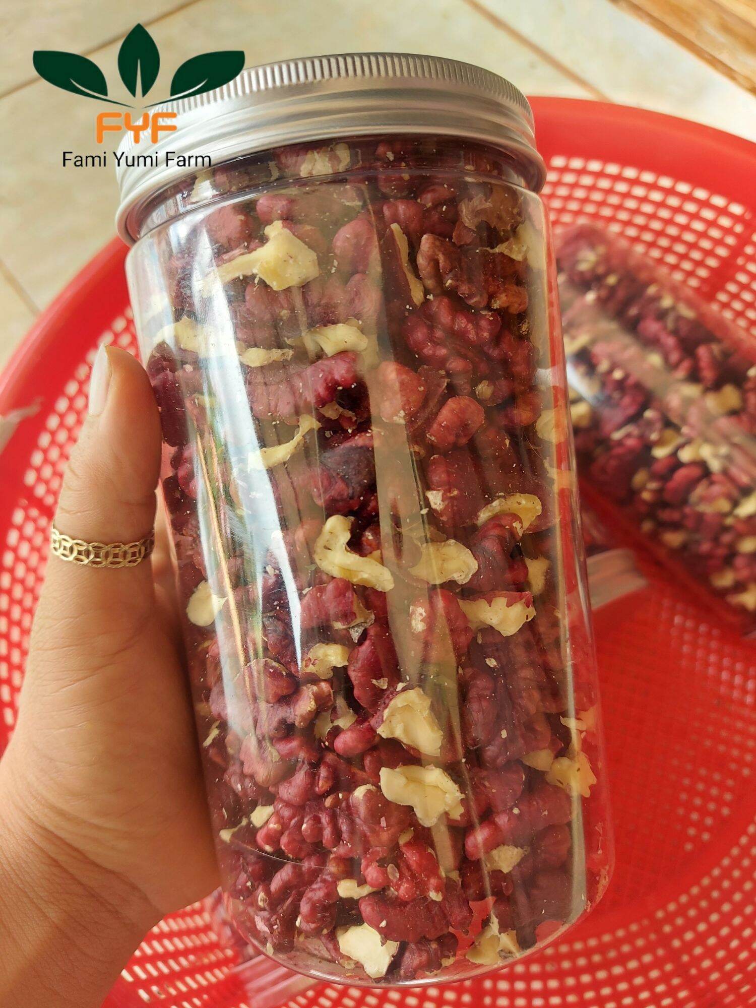 500gr nhân hạt óc chó đỏ nhập khẩu Mỹ
