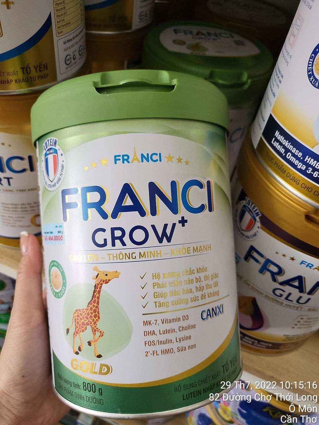 Sữa tăng chiều cao Franci Grow