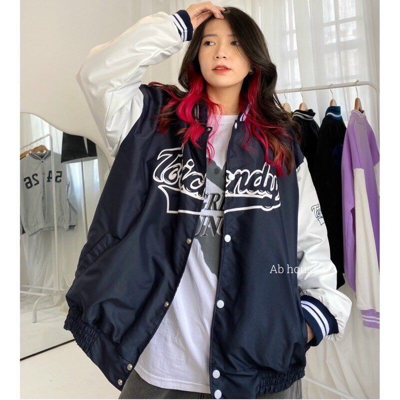 Áo khoát dù in kiểu Bomber K090
