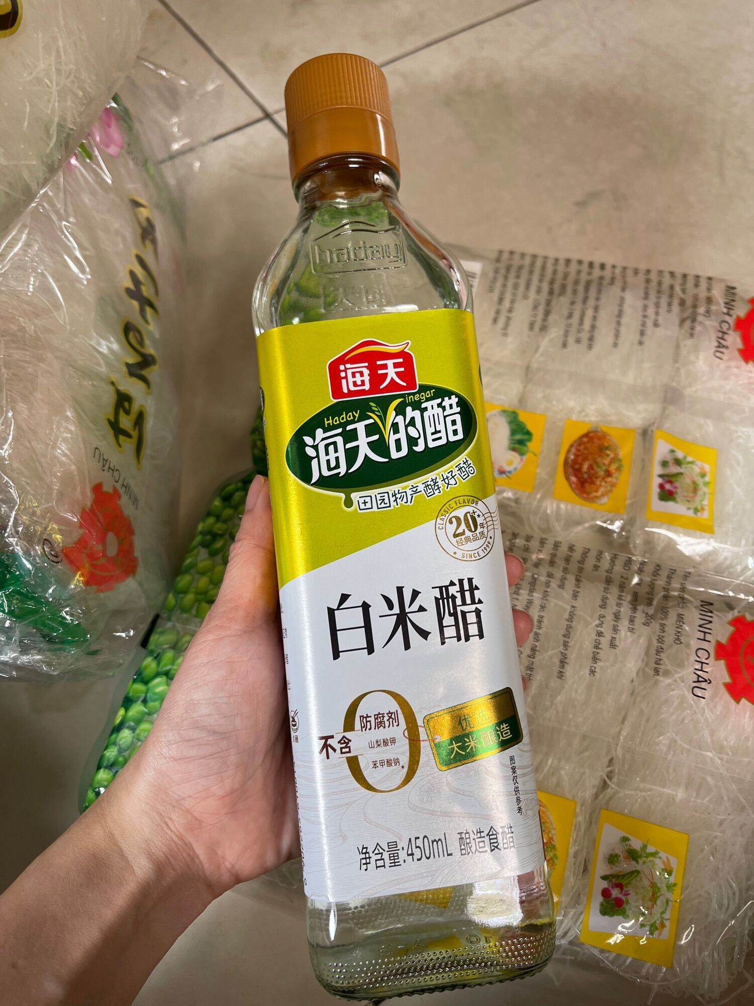 Giấm trắng hải thiên 450ml