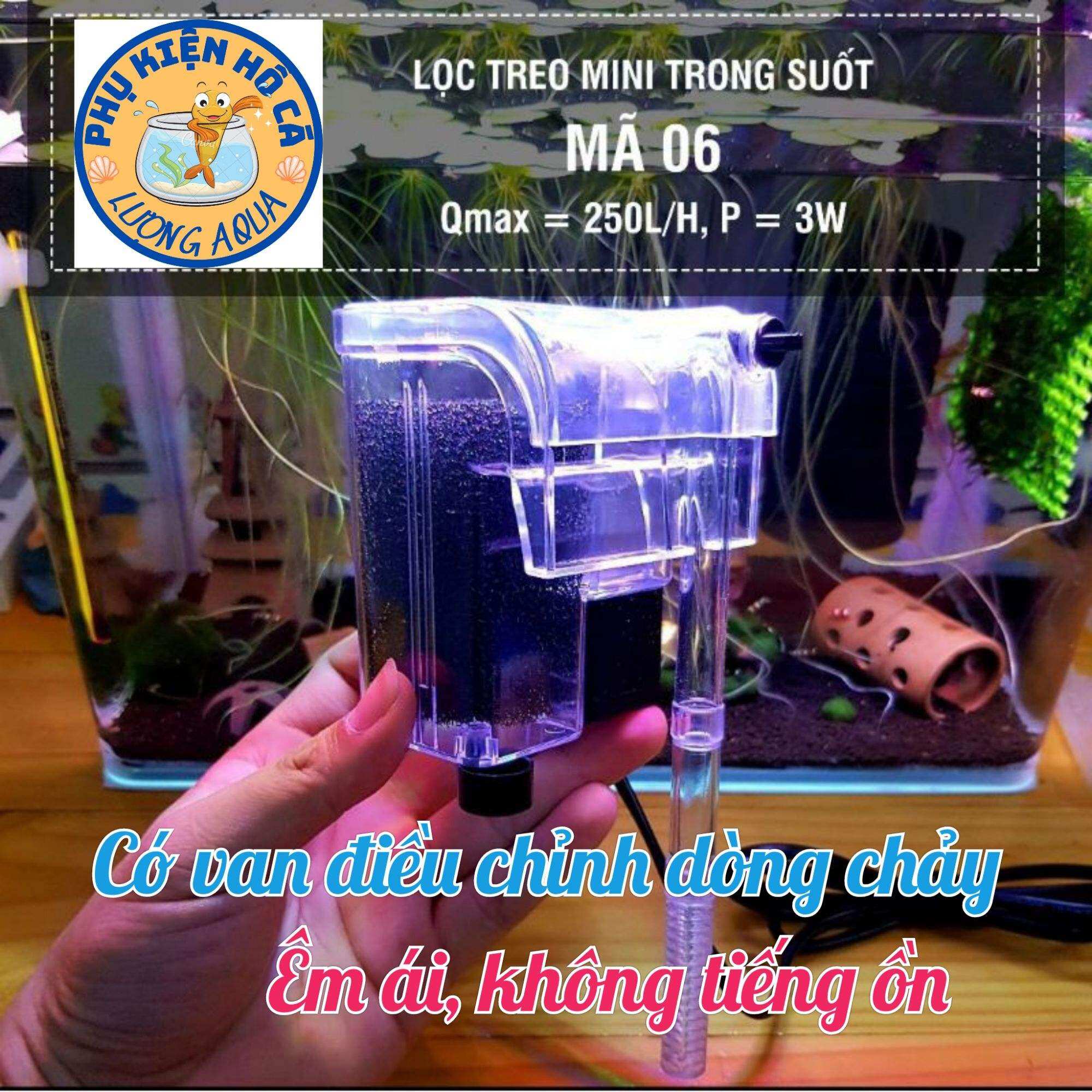 Lọc thác bể cá mini siêu trong suốt,không ồn,phụ kiện hồ cá cảnh , hồ thủy sinh, hòn non bộ, nuôi rùa