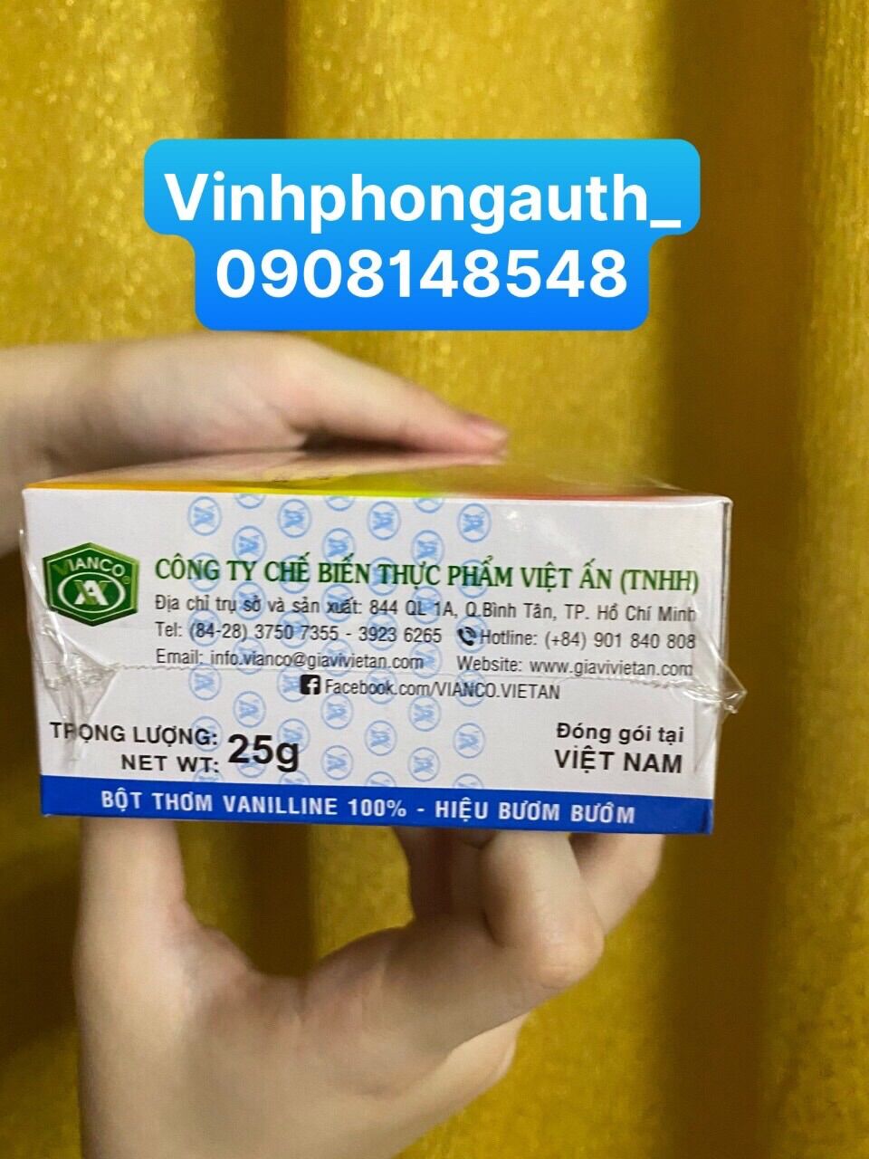 BỘT THƠM VANI NGUYÊN CHẤT