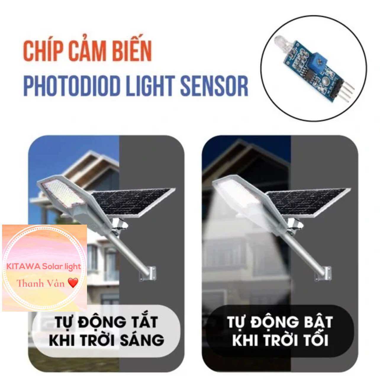 [400W] Đèn Năng Lượng Mặt Trời Phi Thuyền 400W KITAWA PT1400