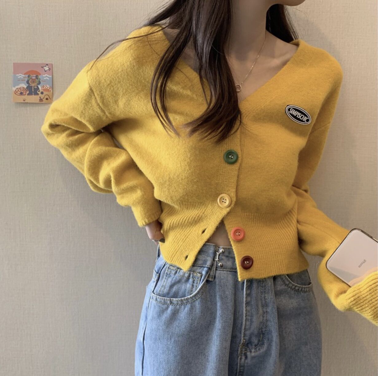 Áo cardigan len mỏng siêu xinh Quảng Châu