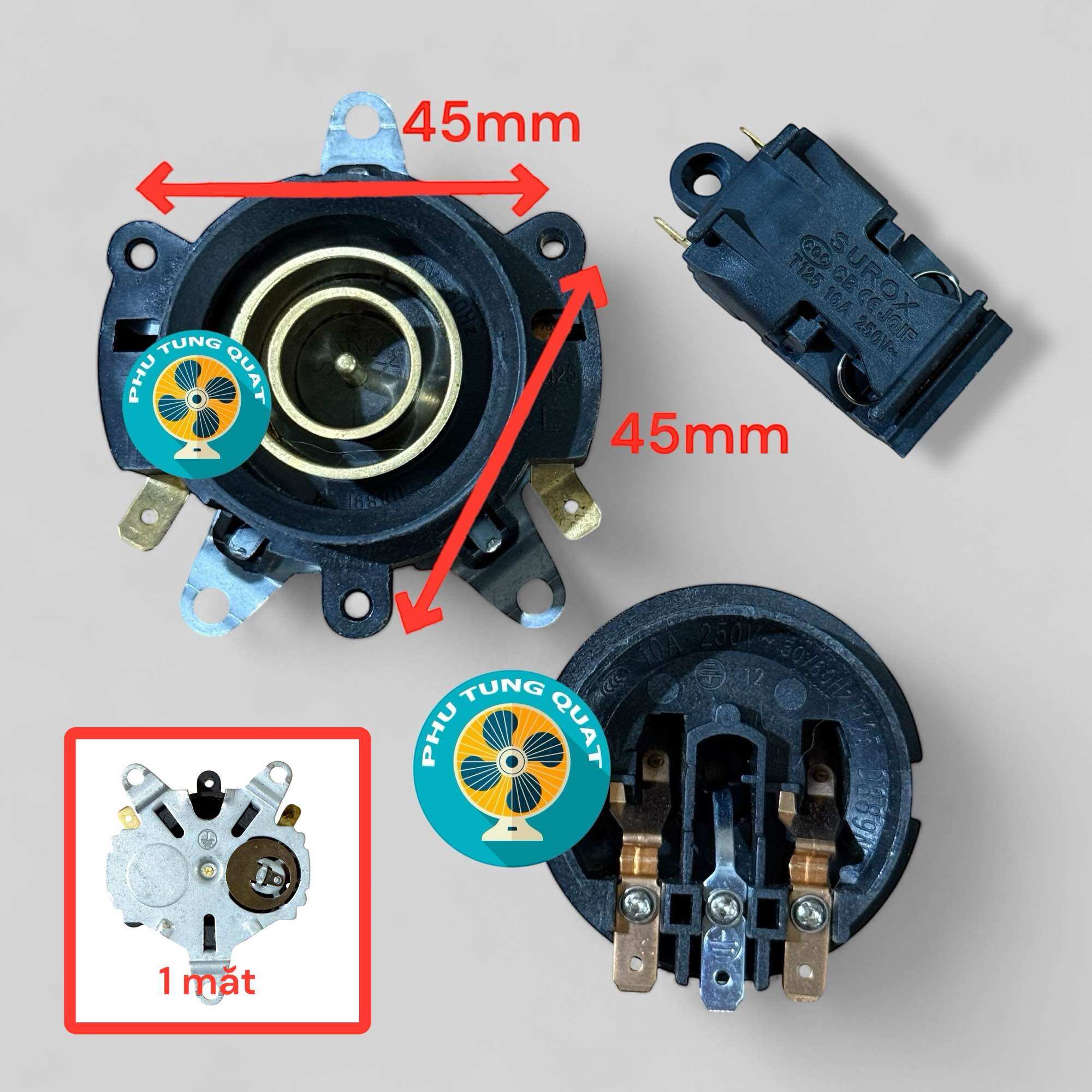 Combo bộ công tắc chân đế ấm siêu tốc tốt - đế bình siêu tốc thông dụng