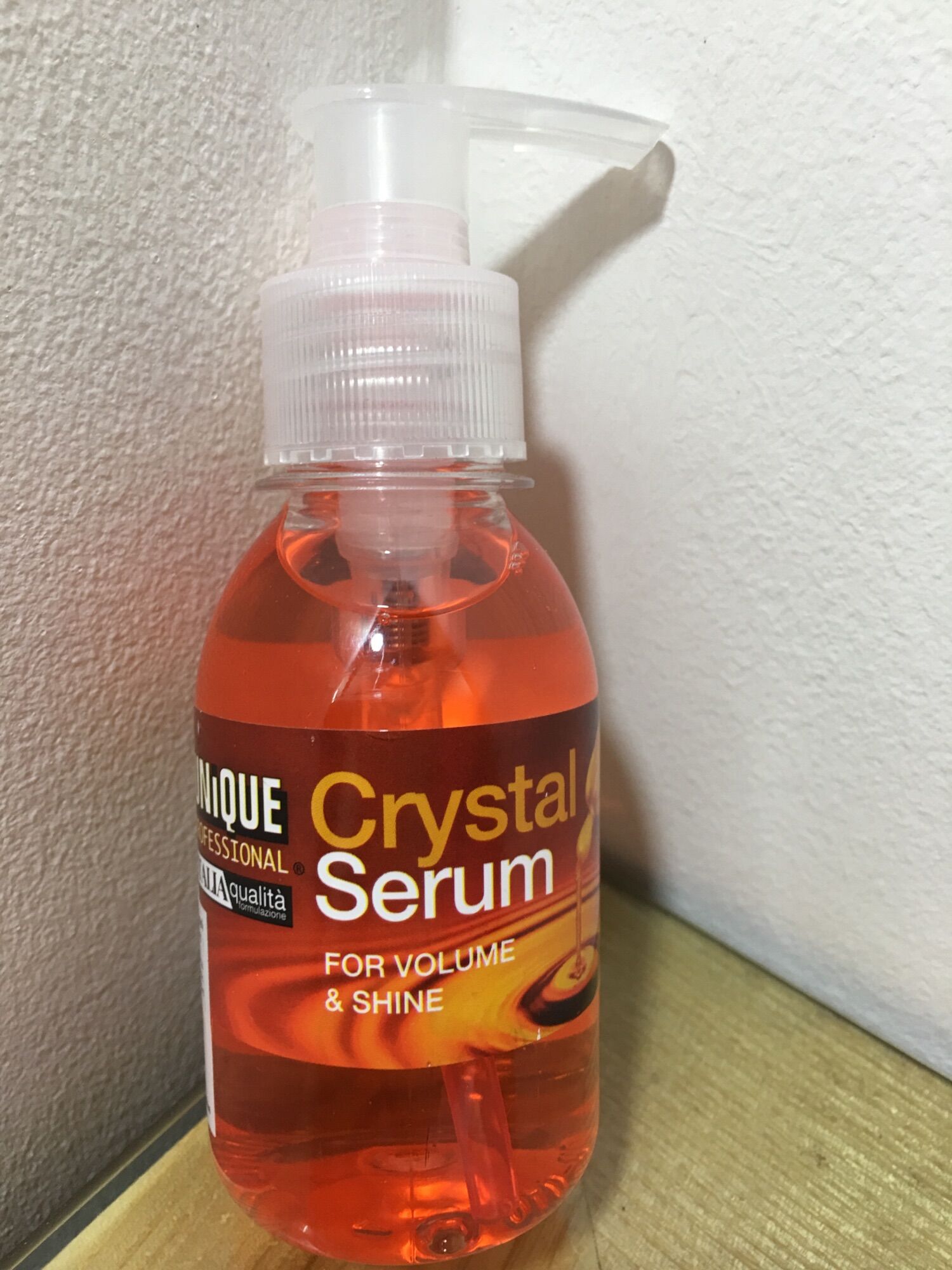 Tinh dầu làm bóng và phục hồi tóc hư chẻ ngọn crystal serum unique 125ml