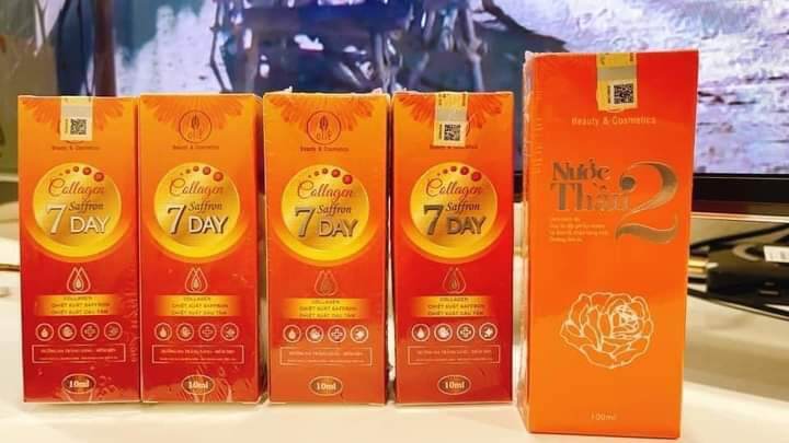 Collagen Saffon tái sinh làn da sau 7 day Olic