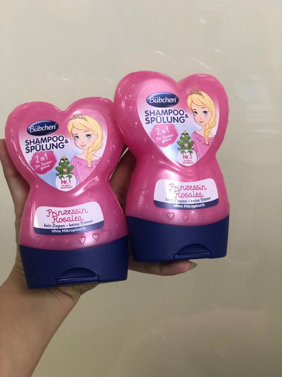 Dầu gội và xả Bubchen trái tim 2in1 Đức 230ml