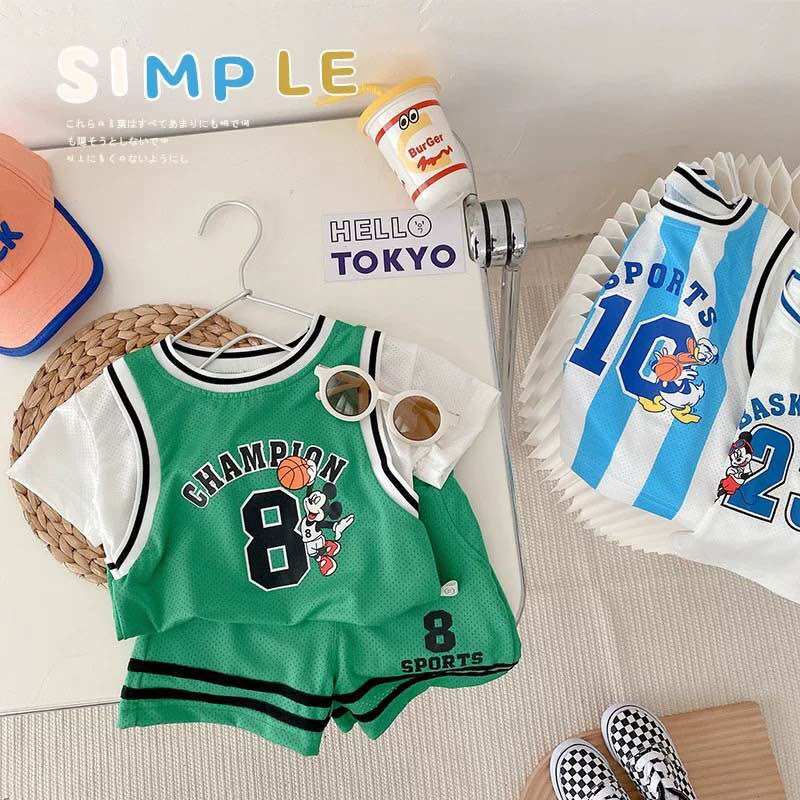 Bộ 3D thun thể thao cho bé trai 8-18kg
