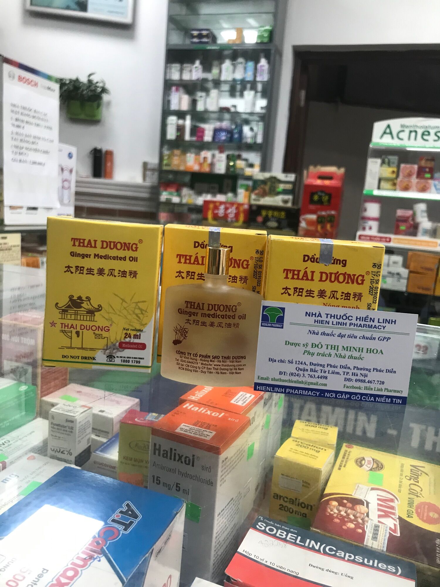 Dầu gừng thái dương 24ml