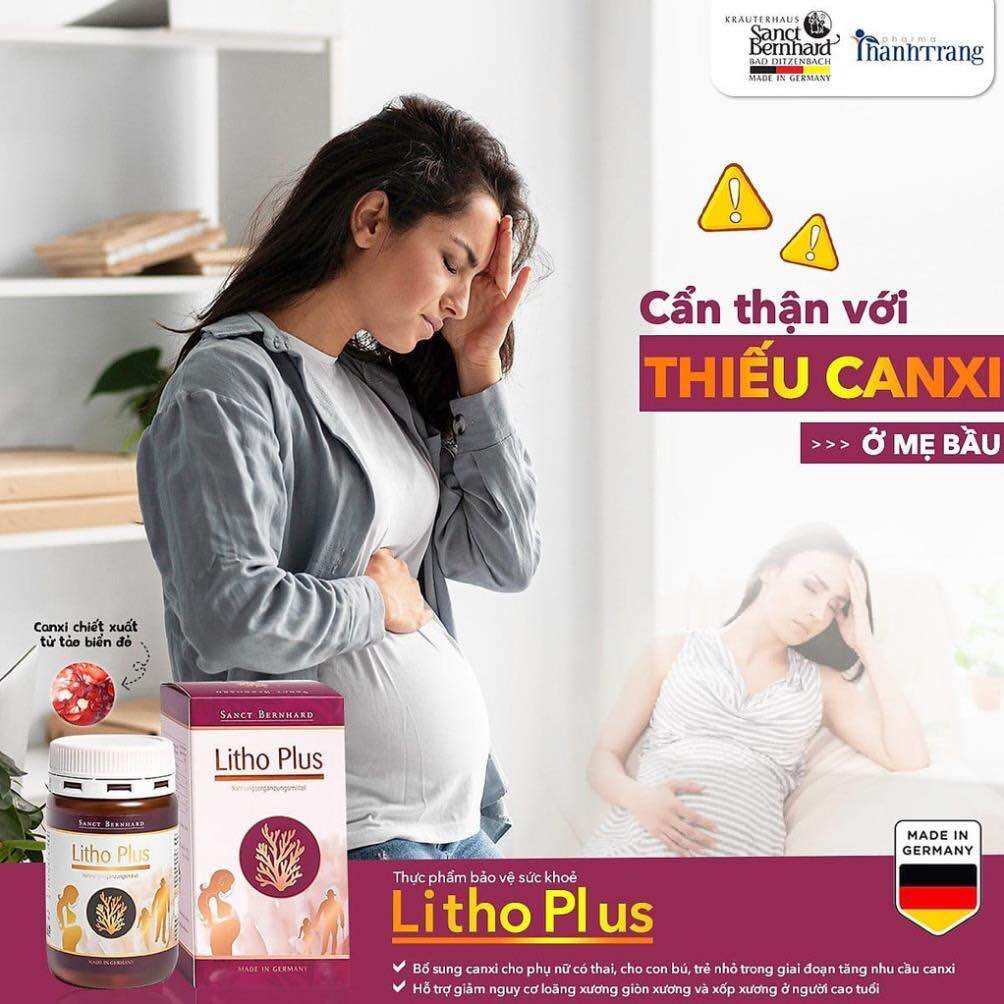 CANXI LITHO PLUS CHLB ĐỨC HỘP 60 VIÊN