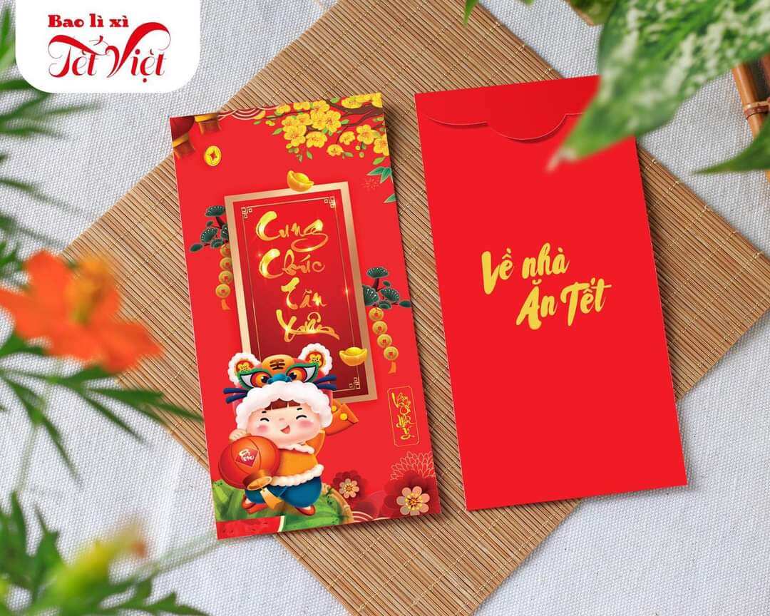 Set 20 bao lì xì Tết 2022