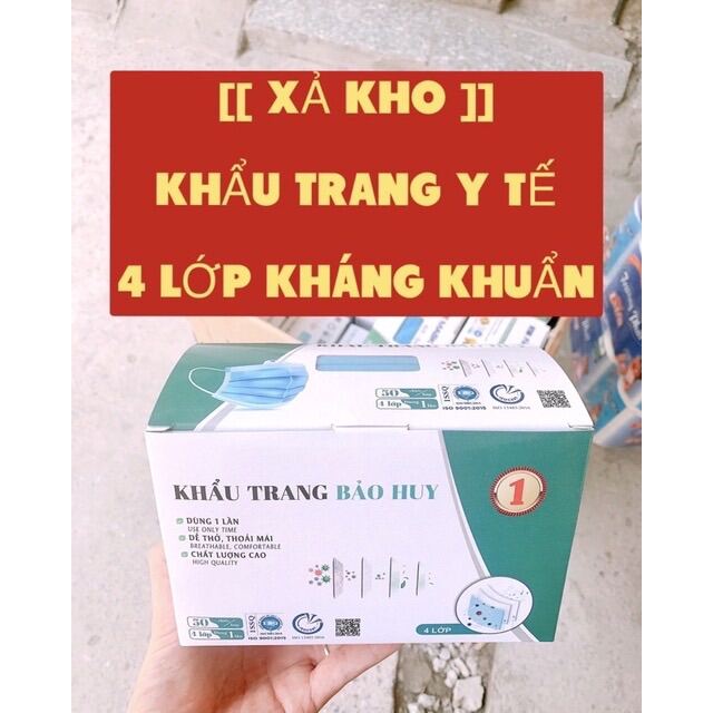 KHẨU TRANG Y TẾ 4 LỚP KHÁNG KHUẨN.HÀNG CÔNG TY ĐỦ MÀU