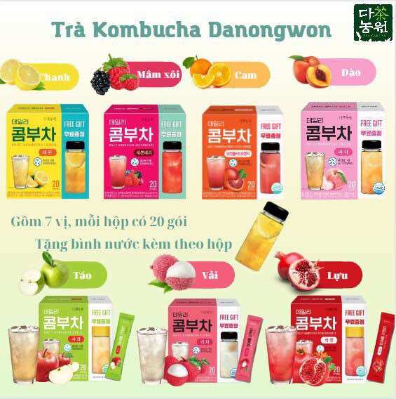 Trà kombucha Hàn quốc