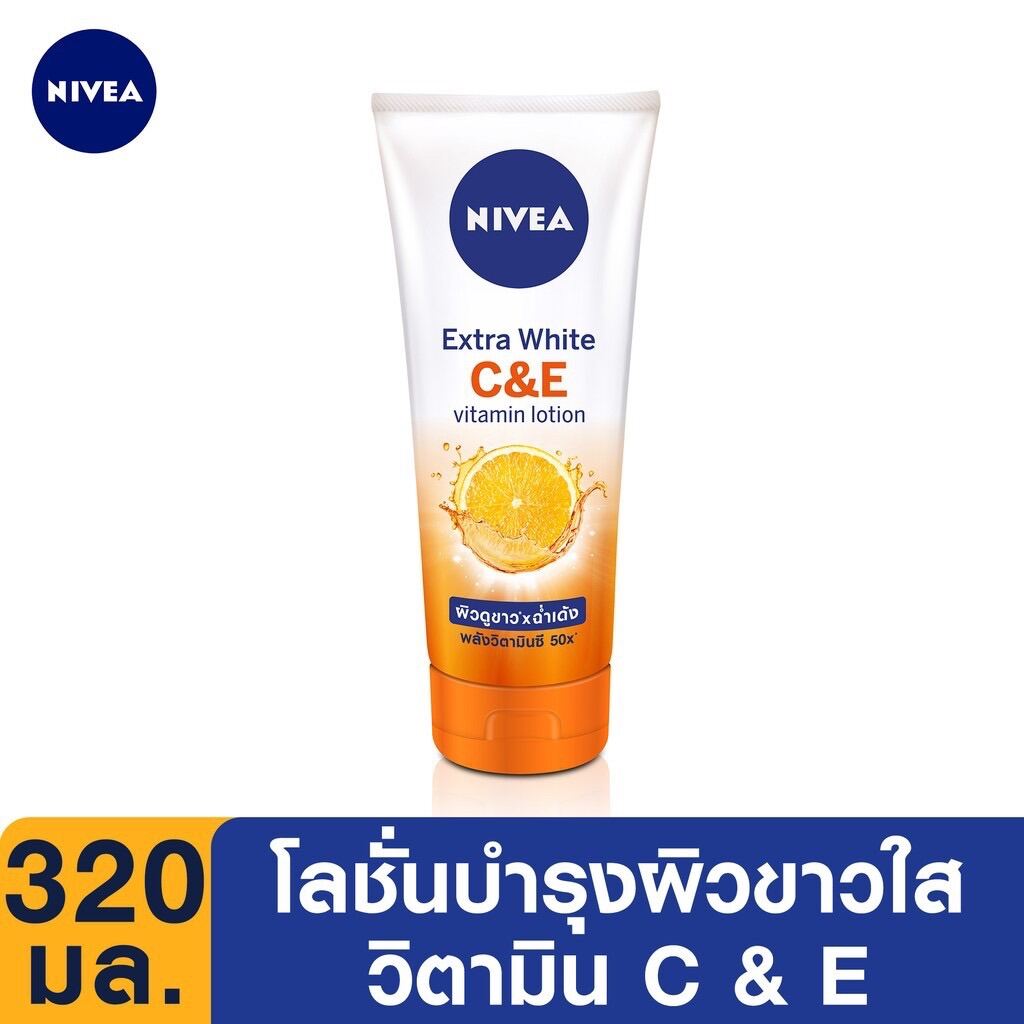 Tuýp Lớn Sữa Dưỡng Thể Nivea Extra White Thái Lan Chính Hãng 320Ml