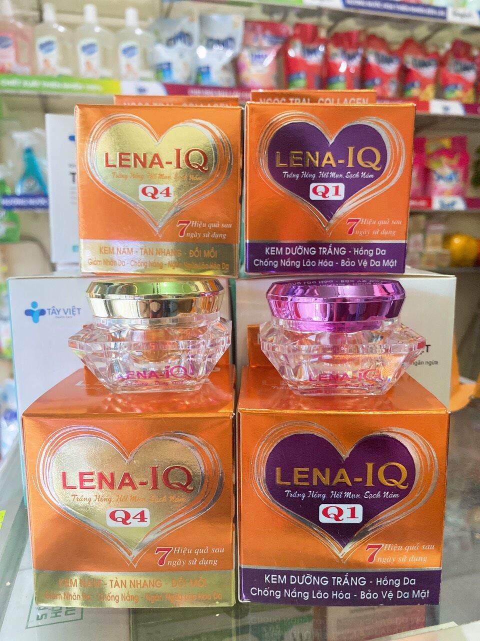 Kem Nám tàn nhang đồi mồi Lena-IQ Q4 20g