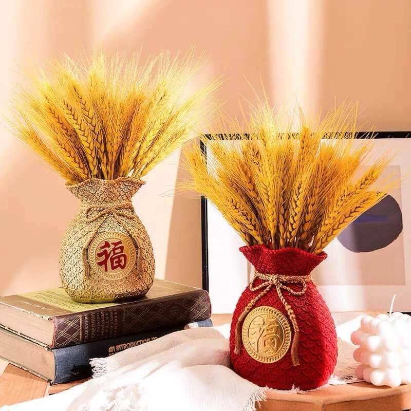 Bình hoa hình túi tiền tài lộc