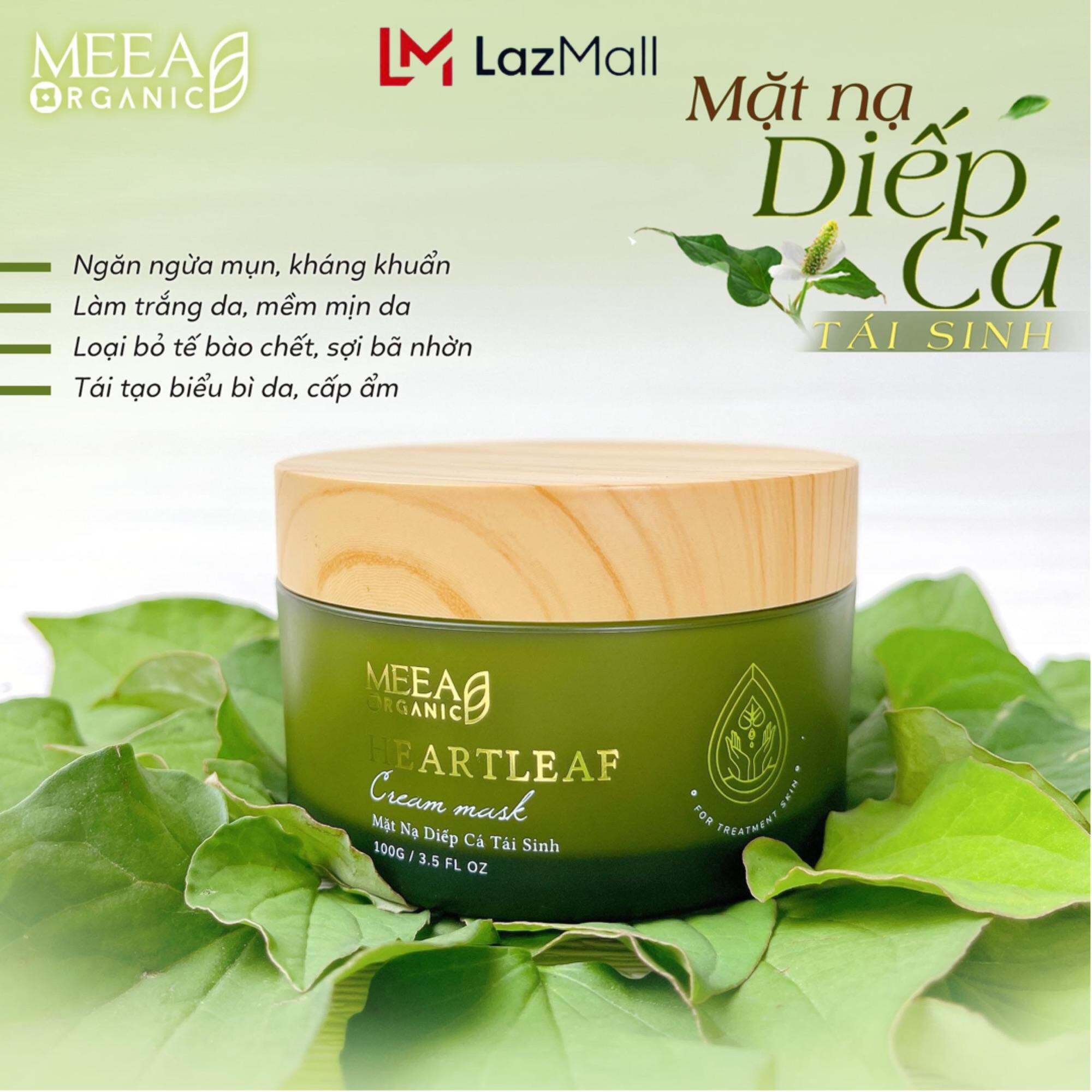 Mặt nạ diếp cá tái sinh MEEA , ngăn ngừa mụn, làm trắng, mềm mịn da, tái tạo biểu bì và cấp ẩm