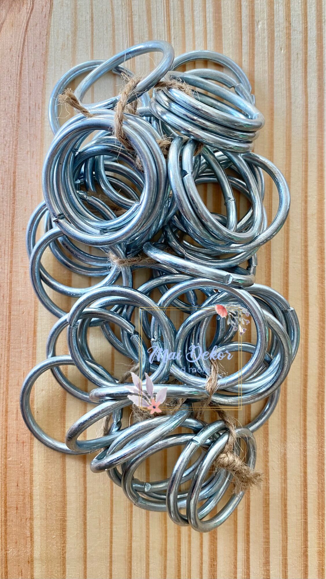 Khoen sắt tròn/ vòng sắt 4 cm làm đồ handmade