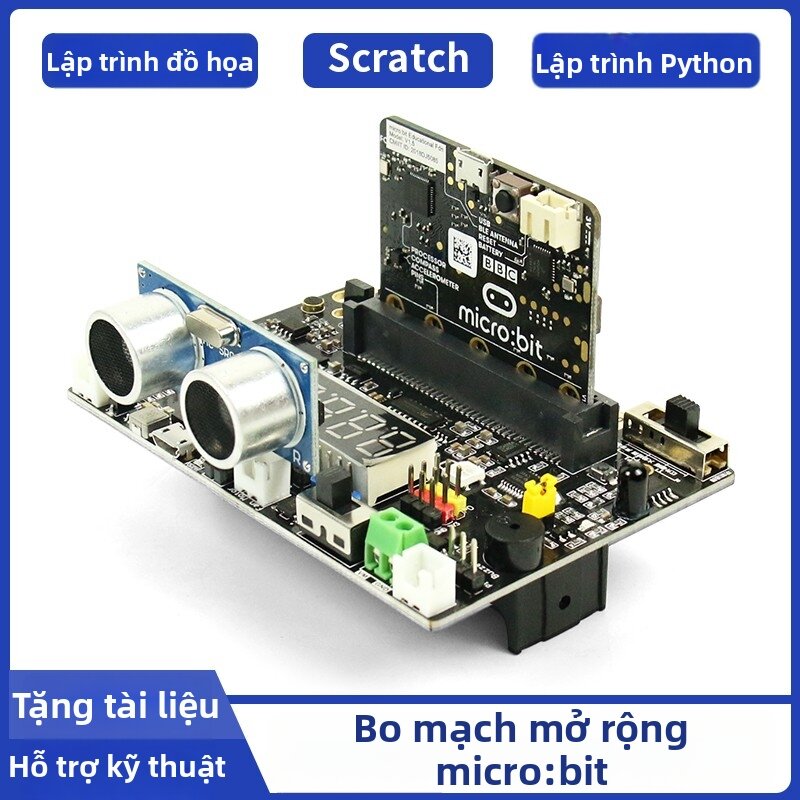 CHUANGLEBO | Programming Learning Kit Expansion Board for Micro:bit Giá 451,000 Đồng*Miễn phí vận chuyển