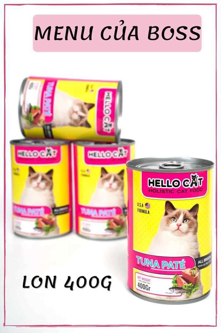 400g Pate Hello Cat - Thức ăn ướt cho mèo