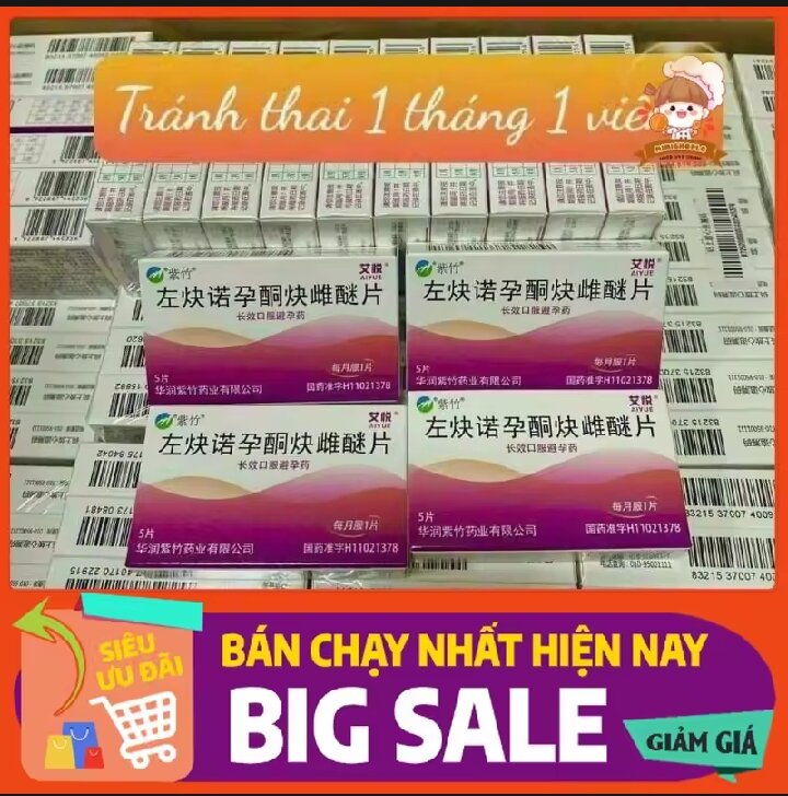 Viên uống ngừa Thai tháng 1 viên nội địa Trung