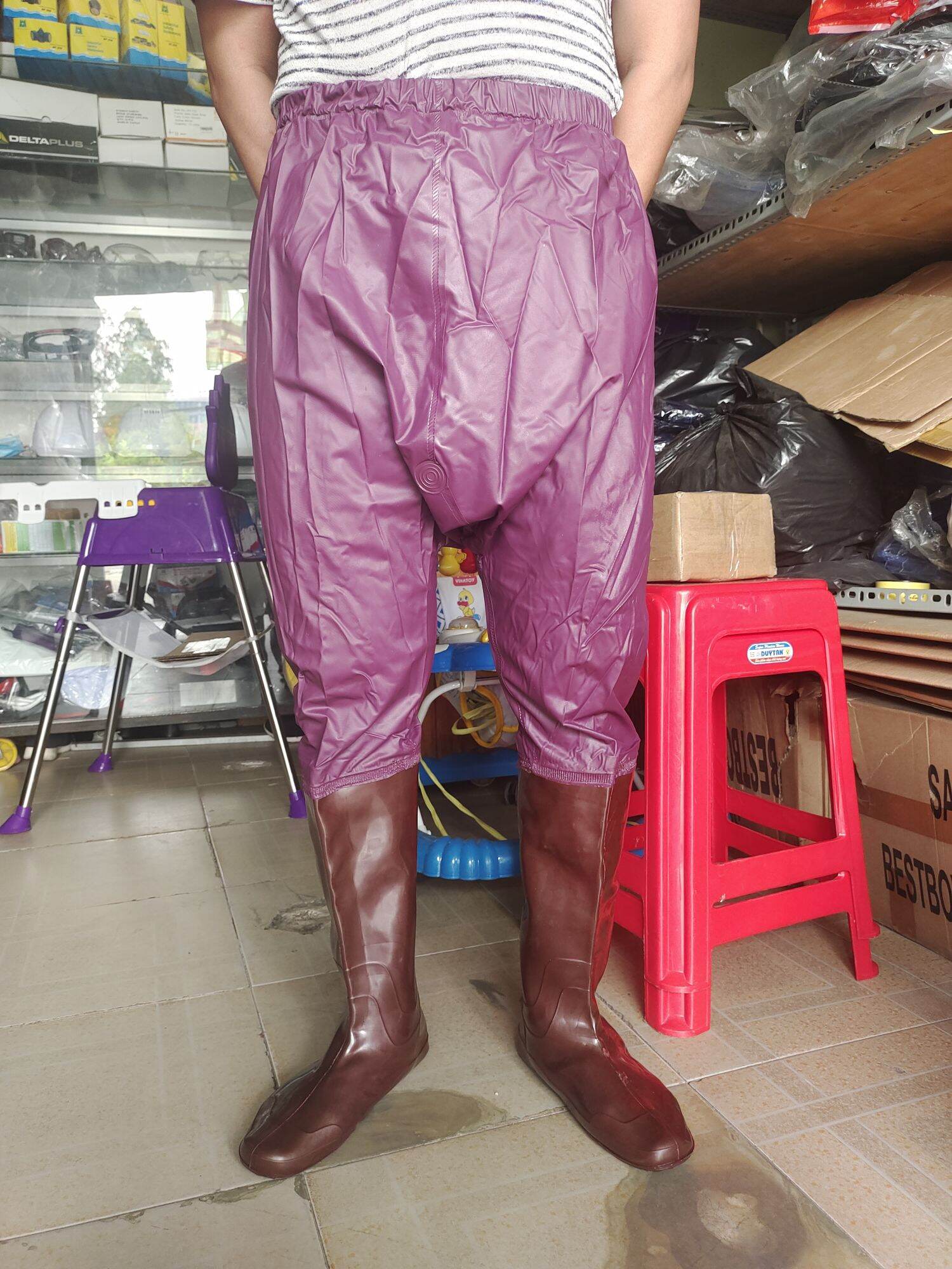 Ủng quần cao su lội nước