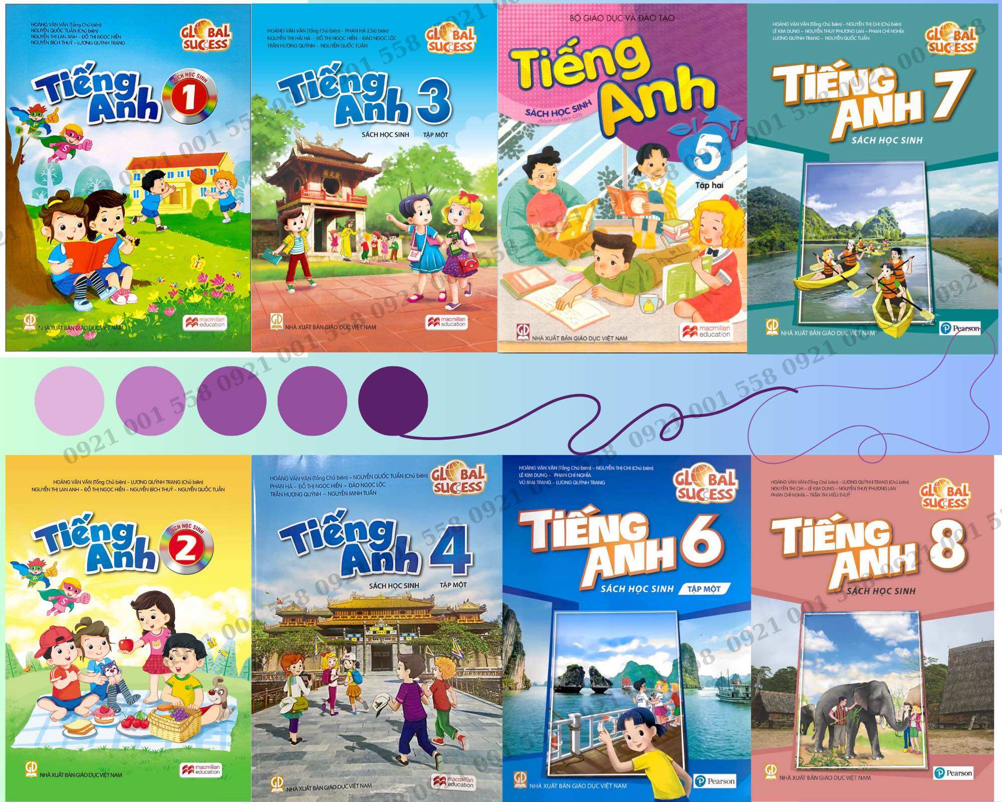 Bộ tiếng anh global success các loại từ lớp 1 - lớp 9
