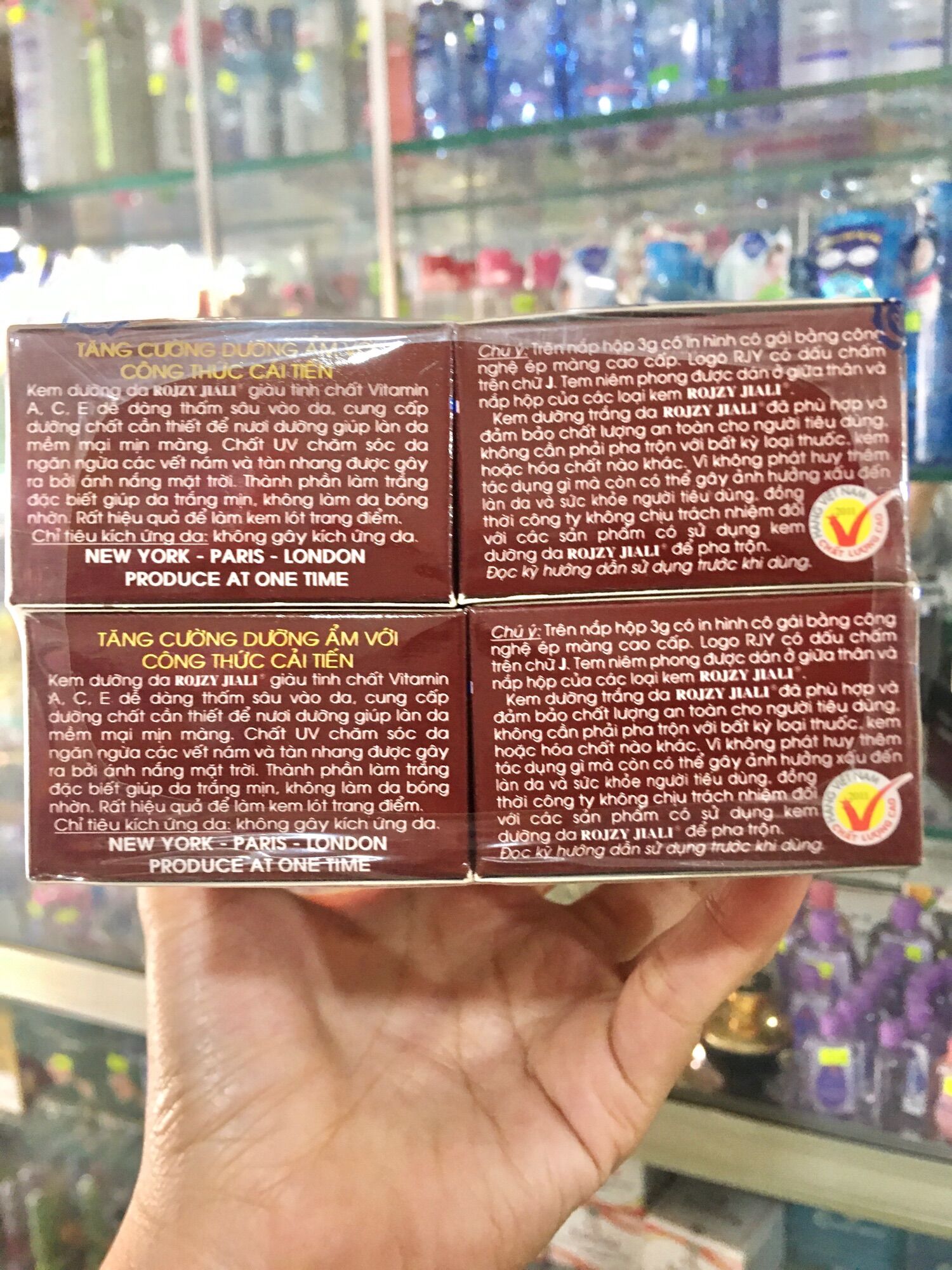 Sỉ 1 lố 12 hủ kem nâu dưỡng trắng da hủ 3 gram (hàng việt r.ẻ)
