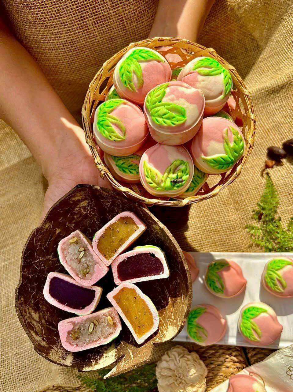 BÁNH TRUNG THU TRÁI ĐÀO ( Hộp 6 cái 250gr ) 🍑🍑🍑