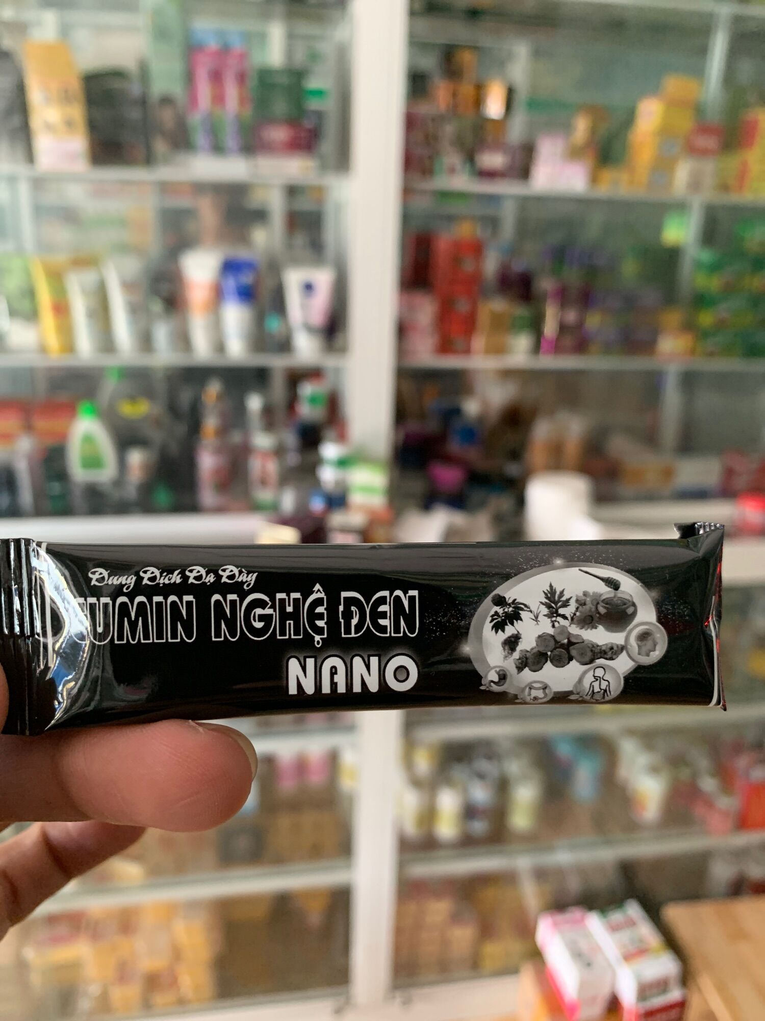 Gói Nghệ Đen Nano Cumin - hộp 20 gói