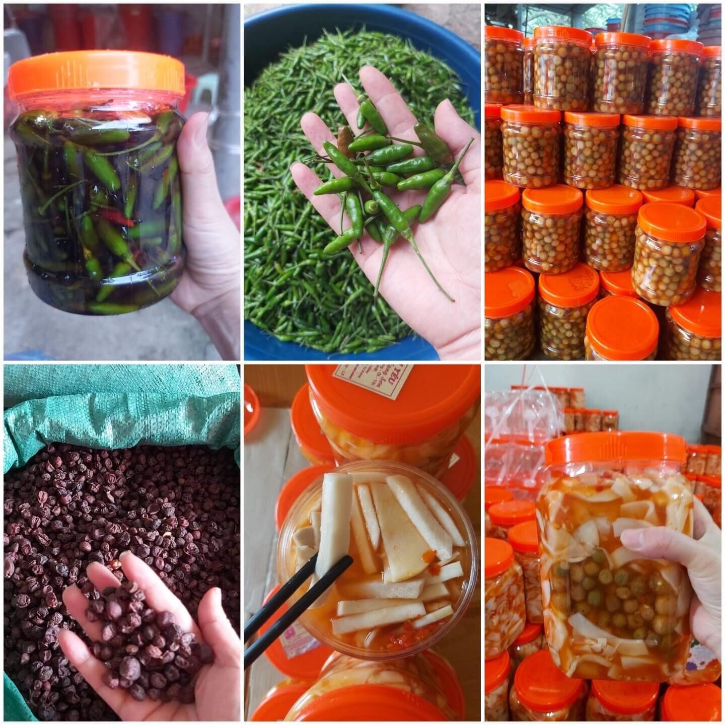Măng chua tỏi ớt, mắc mật (Xắc cọng)