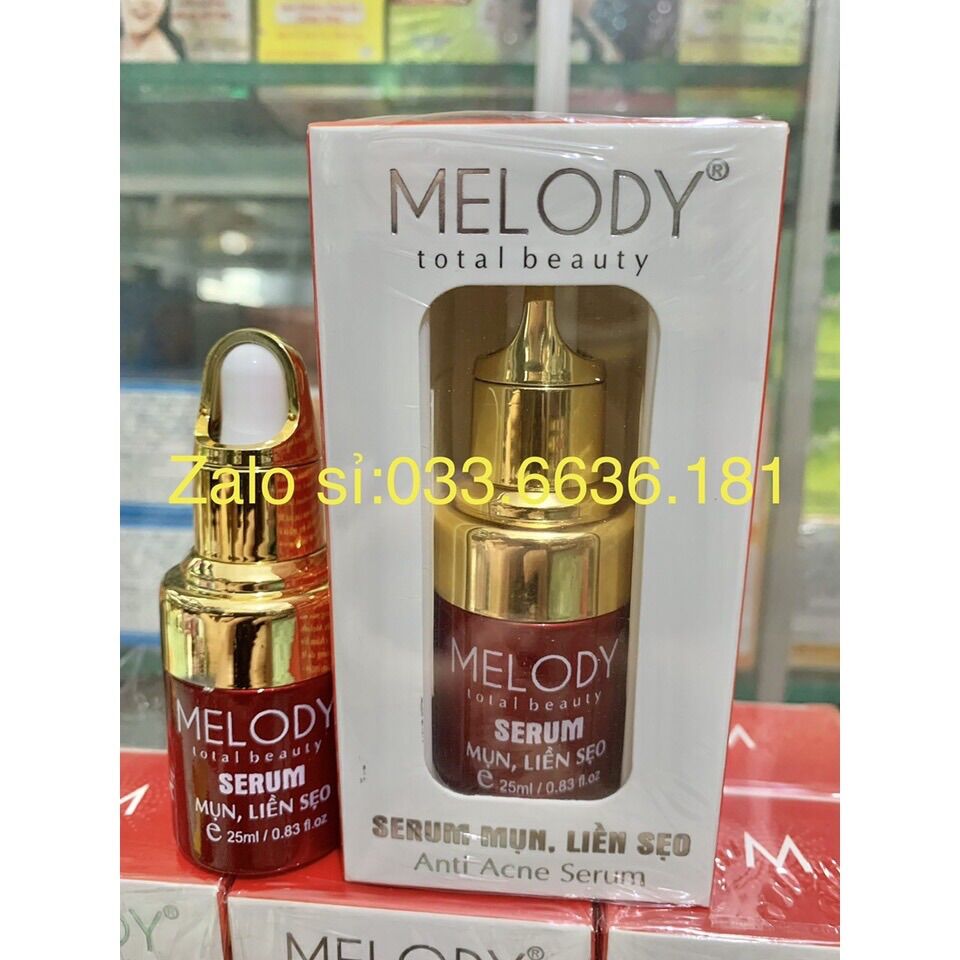 Serum melody giảm mụn,mờ thâm,mờ sẹo vip chai 25ml