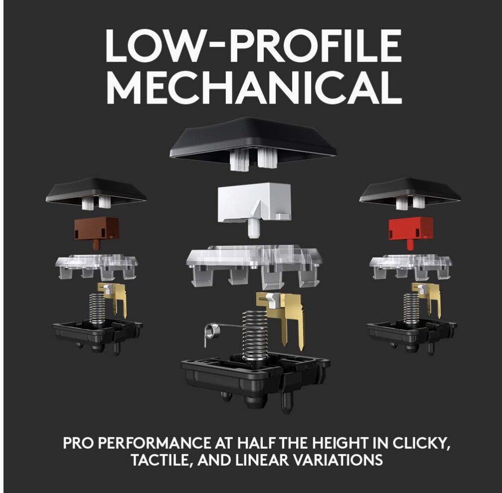 Logitech G915 Fullsize S/w Clicky (New/seal) - Bảo hành 12 tháng