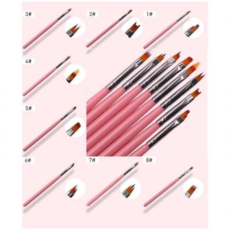 BỘ CỌ VẼ HOA 8 CÂY