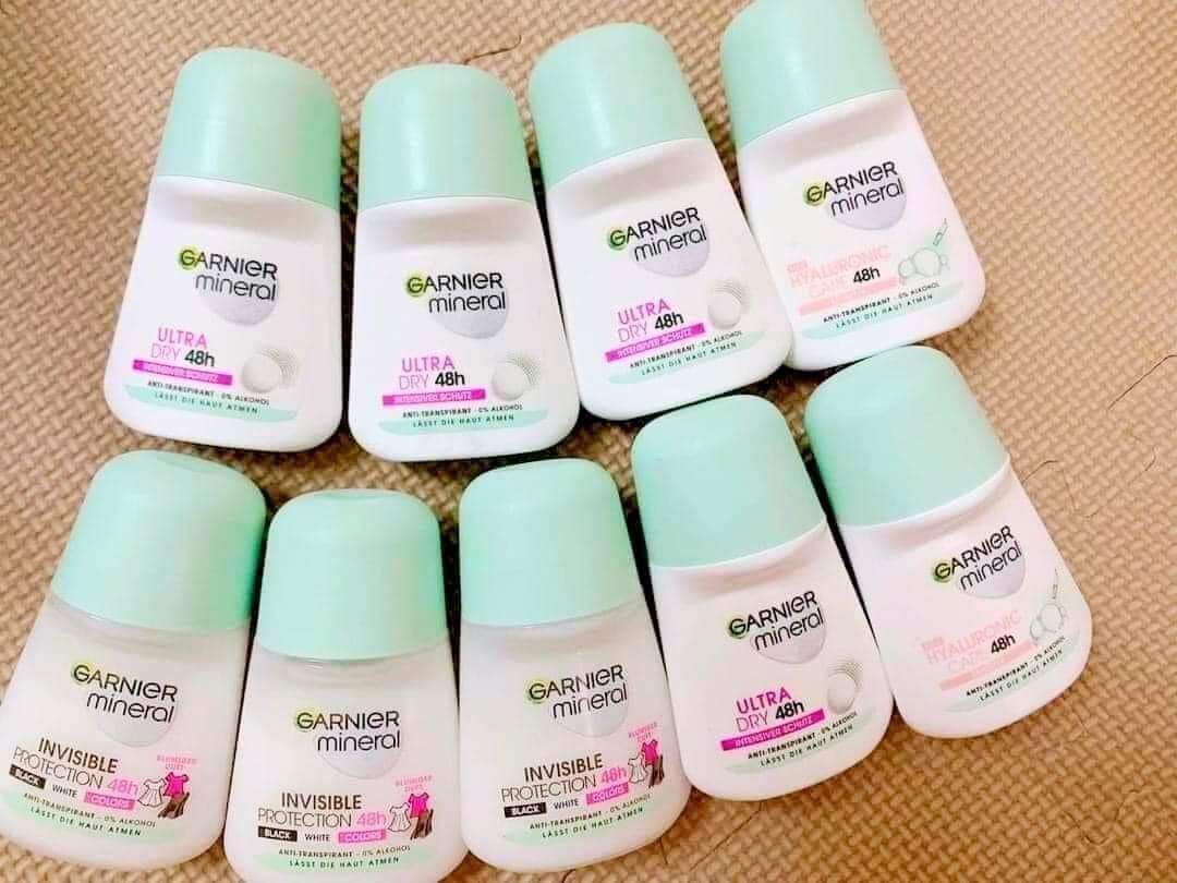 Lăn khử mùi GARNIER MINERAL (bản dẹt mới) -