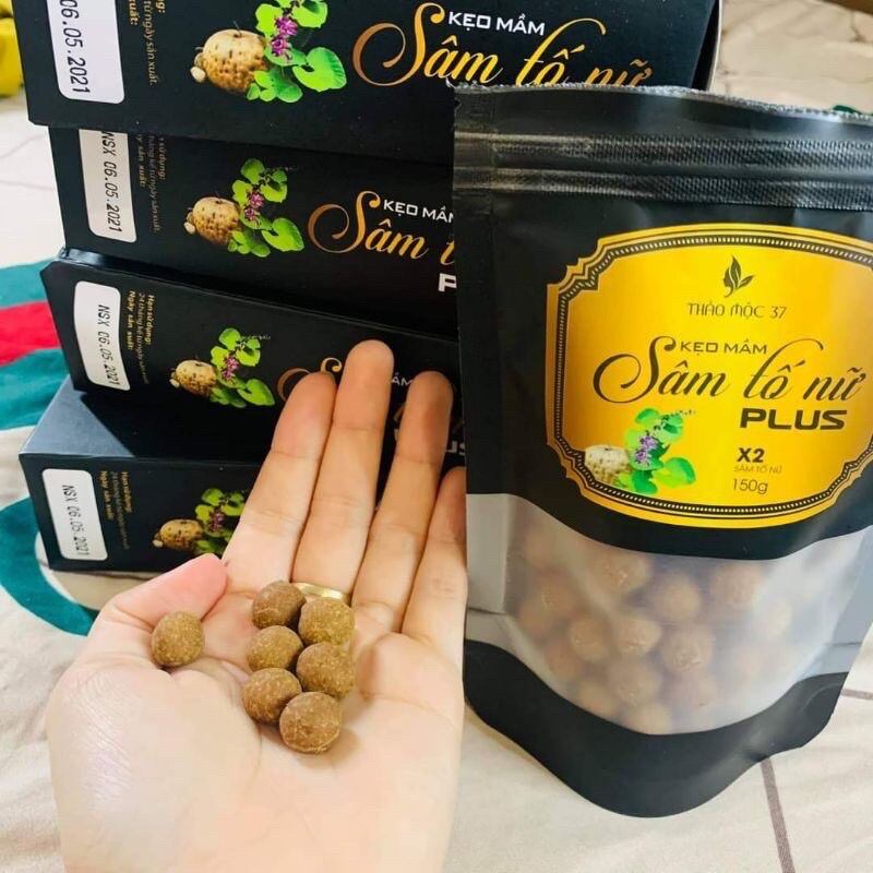 (chính hãng) kẹo mầm sâm tố nữ plus thảo mộc 37