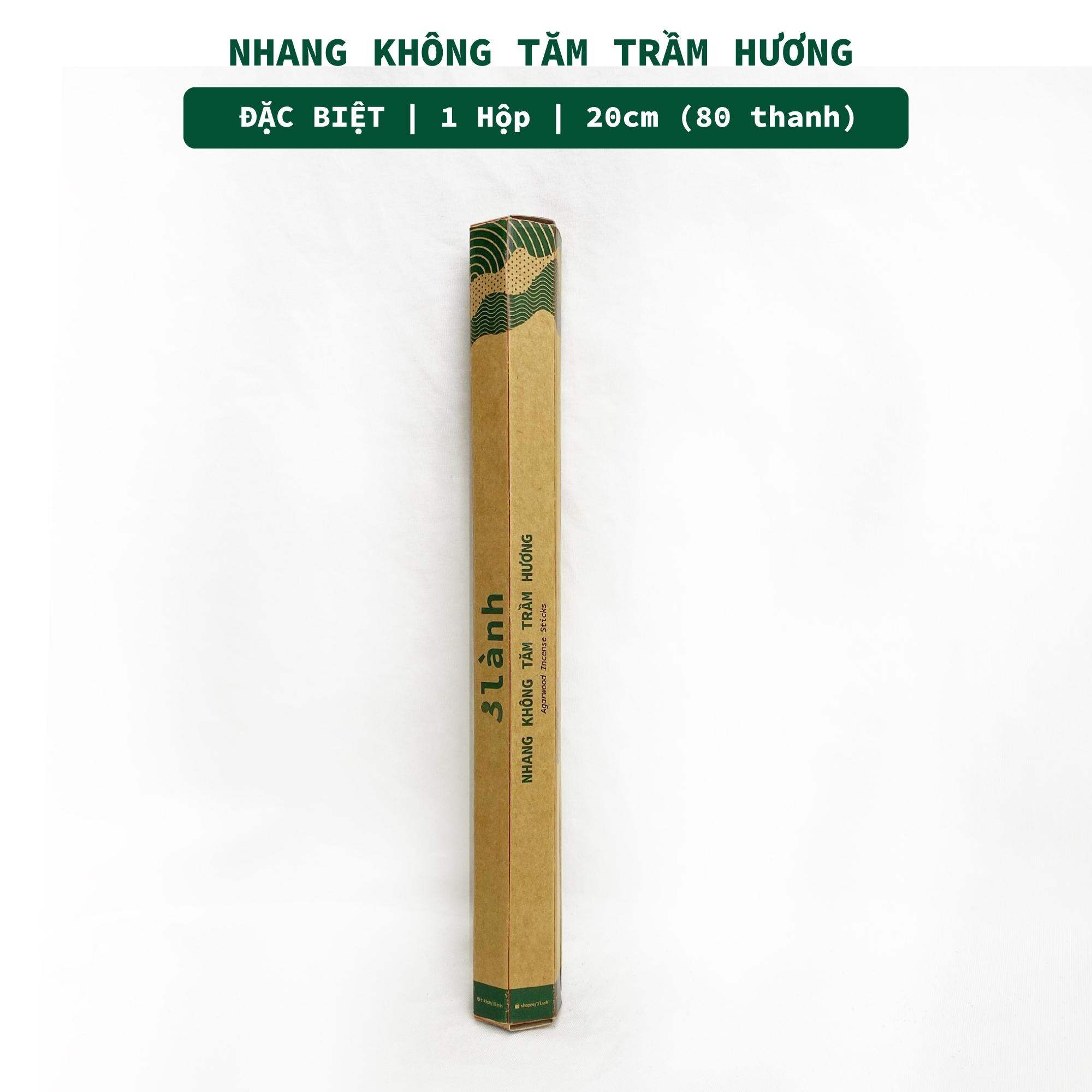 Nhang Không Tăm Trầm Hương Đặc Biệt Cao Cấp Thượng Hạng 30gr 3 Lành Tự Nhiên 100% Ít Khói 7->15 Năm Trầm Thờ Cúng Thư Giãn Quà Tết
