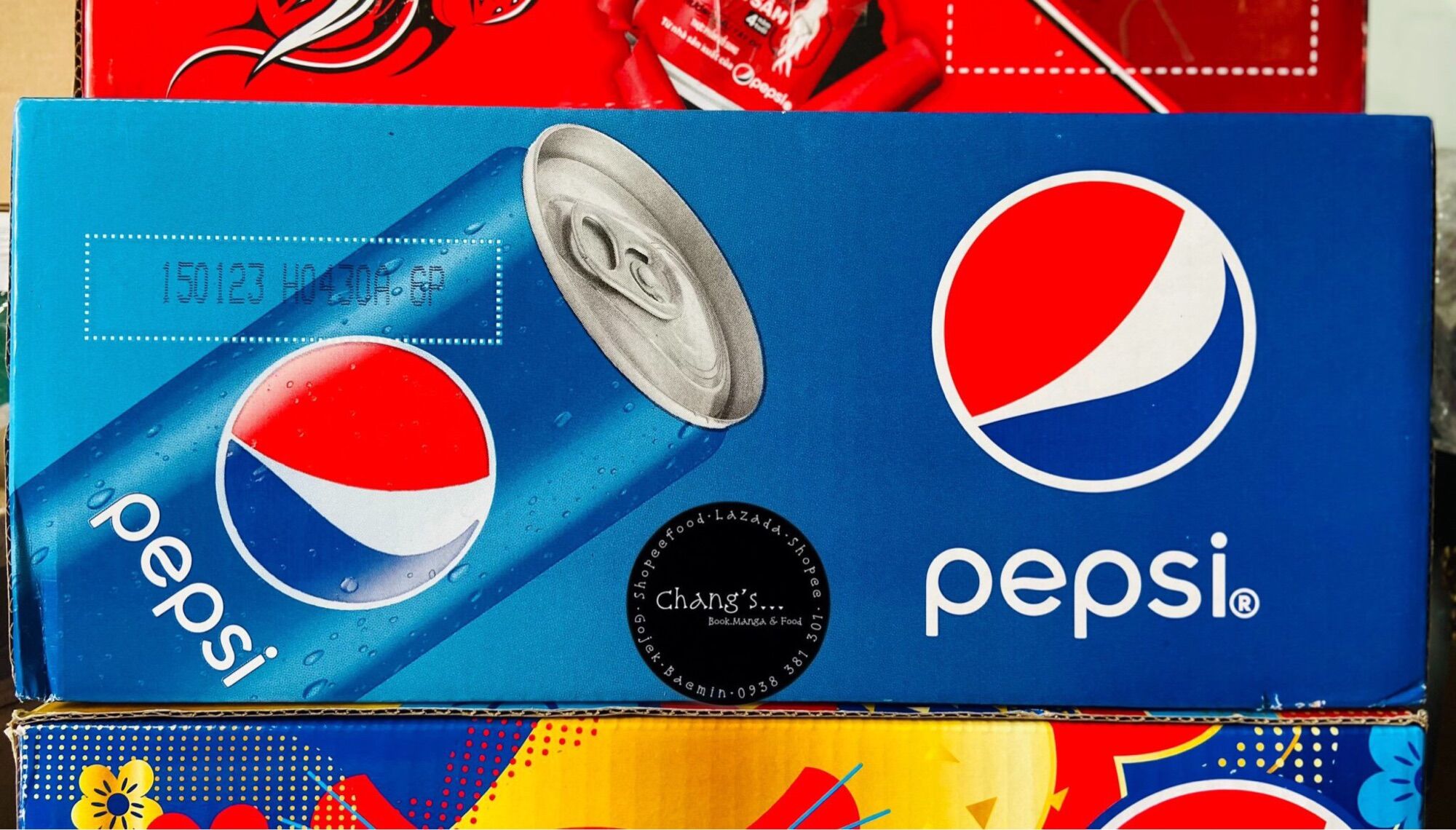 Pepsi 24 lon/Thùng 320ml Chang's Food