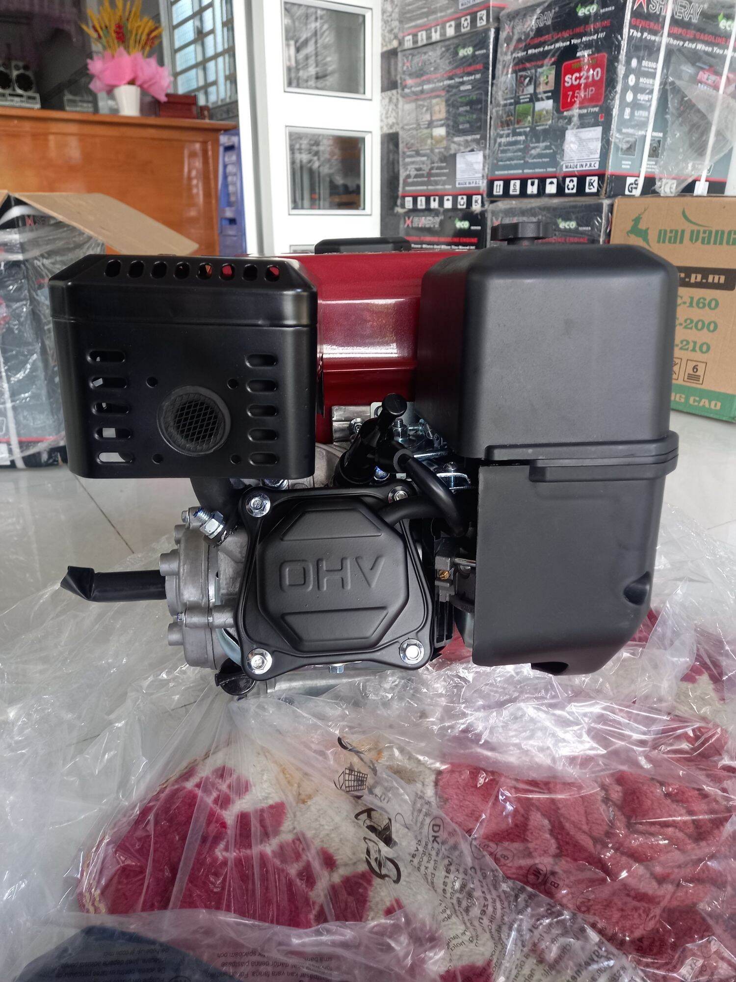 Máy shineray 7.5 hp cốt xéo loại tốt.